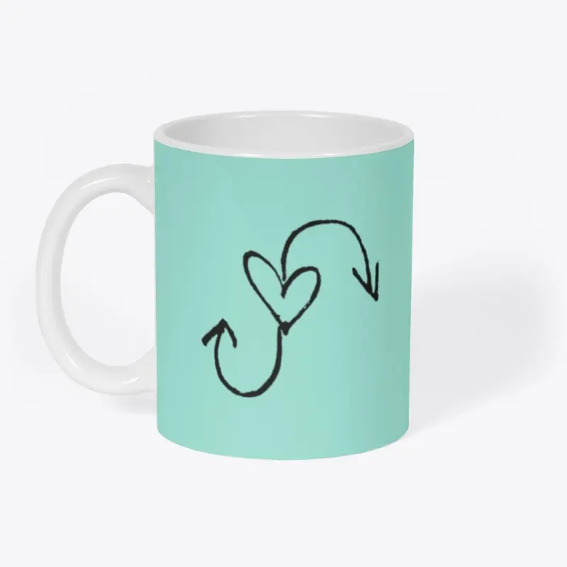 Heart Clock Mug